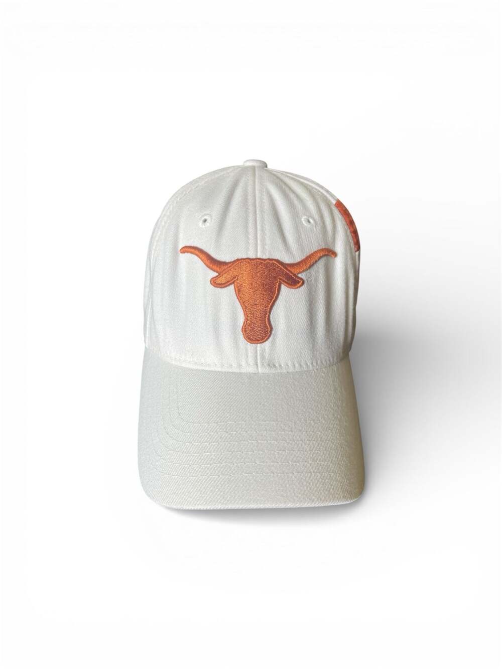 Top of the World Texas Longhorns White One Fit Stretch Fit Hat